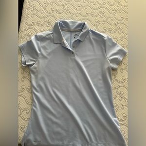 Women’s light blue Nike golf polo medium